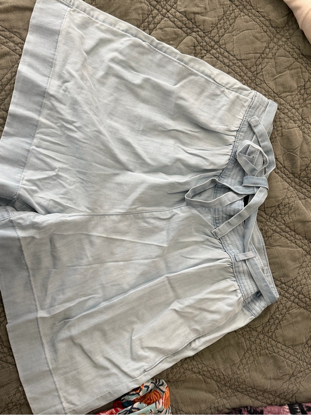 White House Black Market Light Blue High Waist Women's Shorts